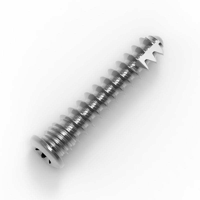 Produktbild - VF000009932 - Låsskruv hexalobe låg profil 4,3mm 22mm