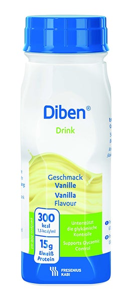 Produktbild - 46666 - Diben Drink kosttillägg för diabetes vanilj 150kcal/100ml 200ml