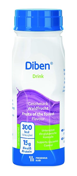 Produktbild - 44845 - Diben Drink kosttillägg för diabetes skogsbär 150kcal/100ml 200ml