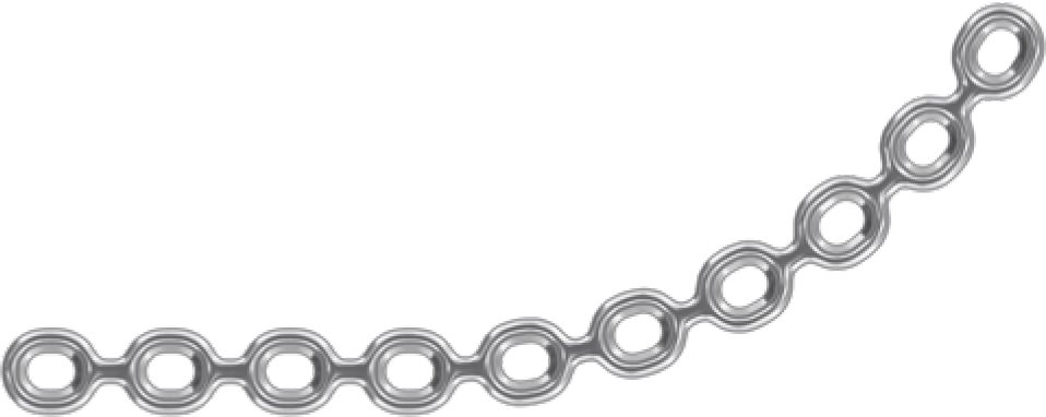 Produktbild - VF000190352 - Platta kurverad 9-12 hål