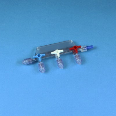 Produktbild - VF000132333 - Kranblock med 4 injektionsmembran roterande luer-lock