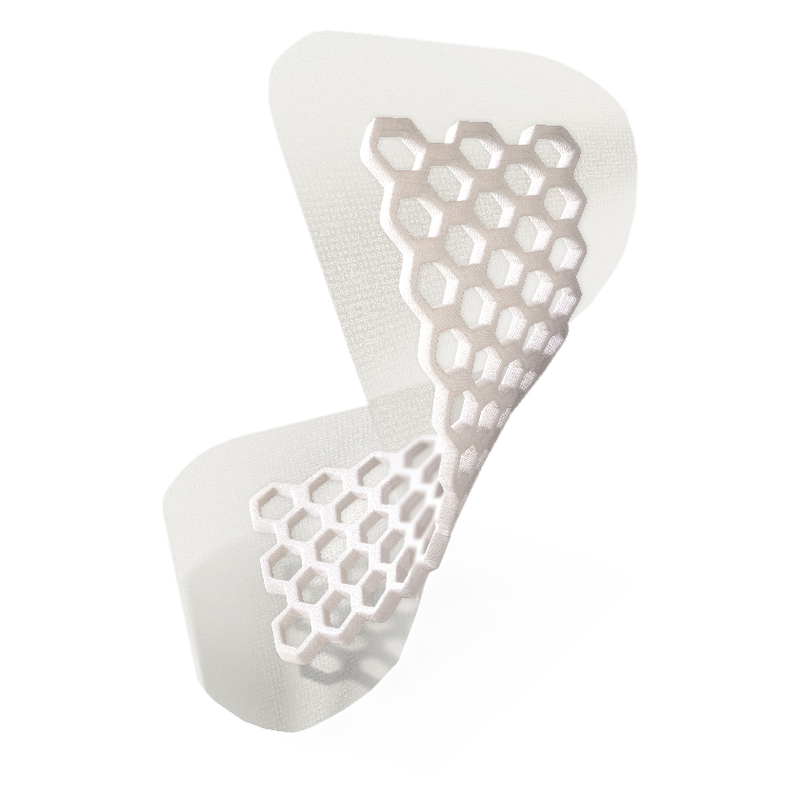 Produktbild - VF7002923 - Sårfilm med nätmönstrad sårdyna 10x25cm