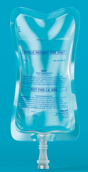 Produktbild - VF000184542 - Spolvätska för ögonkirurgi för Centurion 500ml