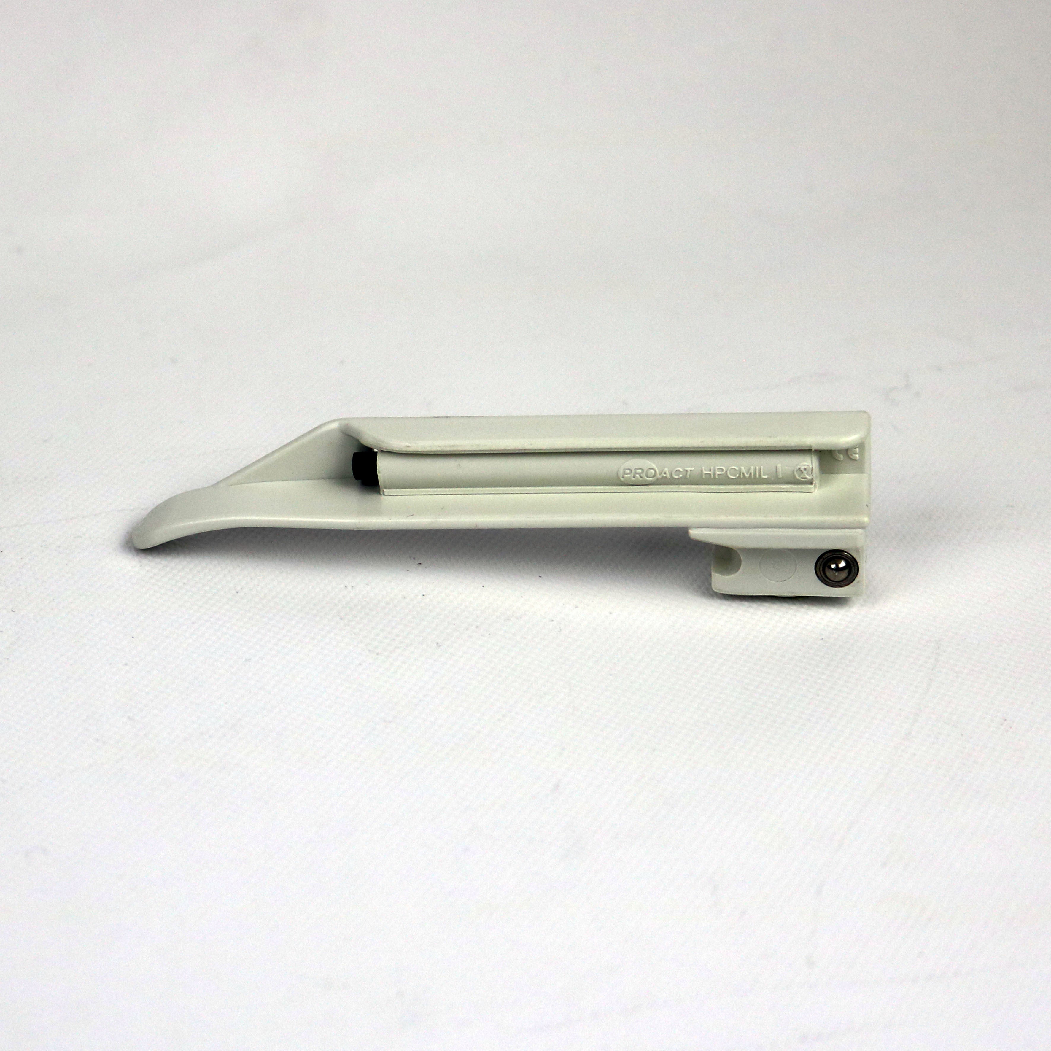 Produktbild - VF000185340 - Laryngoskopblad Miller nr 1 med fiberoptik plast