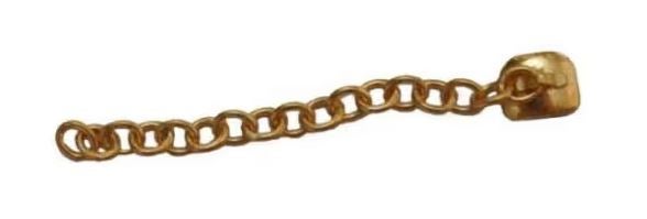 Produktbild - VF000140711 - Eyelet med rektangulär/böjd bas och kedja för extrusion