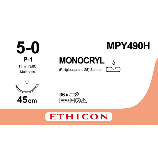 Produktbild - VF000148514 - MONOCRYL 5-0 P-1 MP 45CM