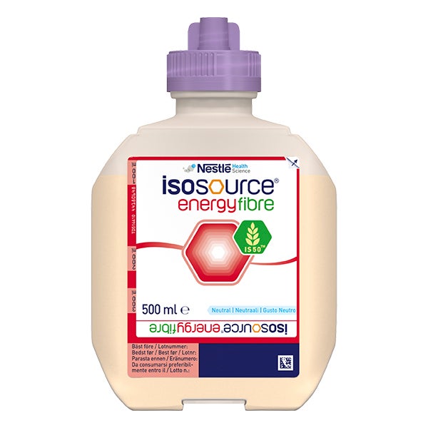 Produktbild - 62947 - Isosource Energy Fiber sondnäring med fiber 157-160kcal/100ml 500ml