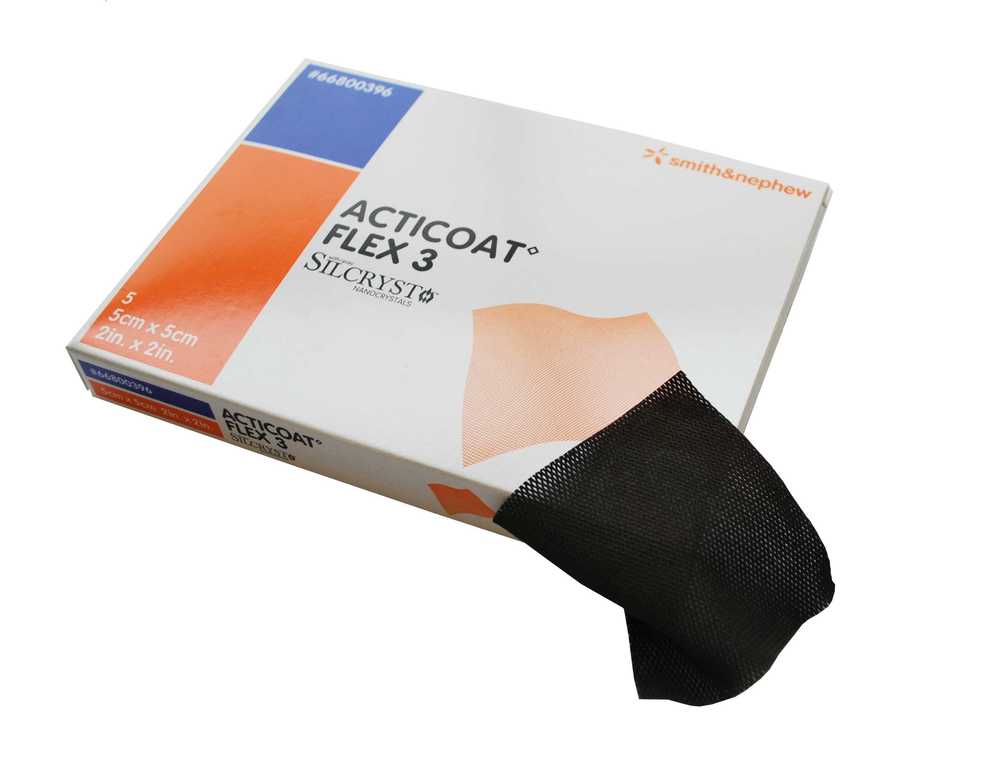 Produktbild - VF000176621 - Silverförband Acticoat Flex 3, 3 dagar,  5x5cm