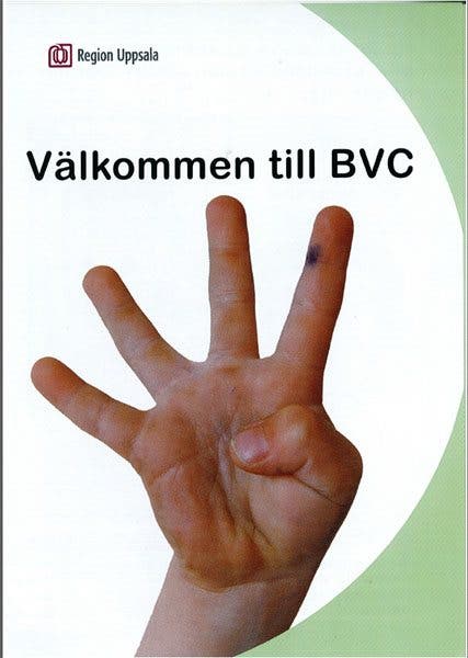 Produktbild - 65613 - Broschyr Välkommen till BVC 4 år Region Uppsala