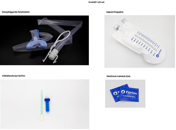 Produktbild - 61335 - Fekalkateterset utanpåliggande
