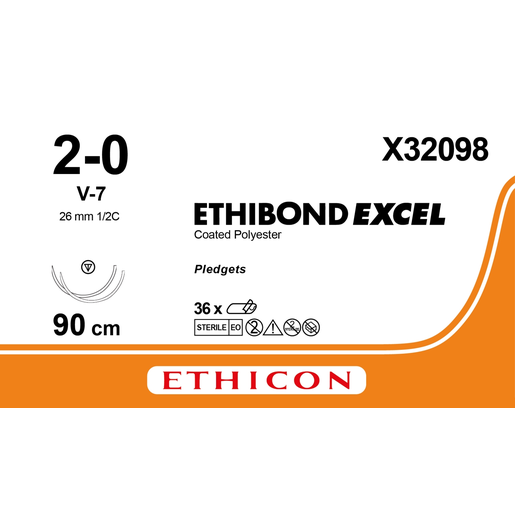 Produktbild - VF000148410 - ETHIBOND 2-0 2XV-7 90CM PL WHI