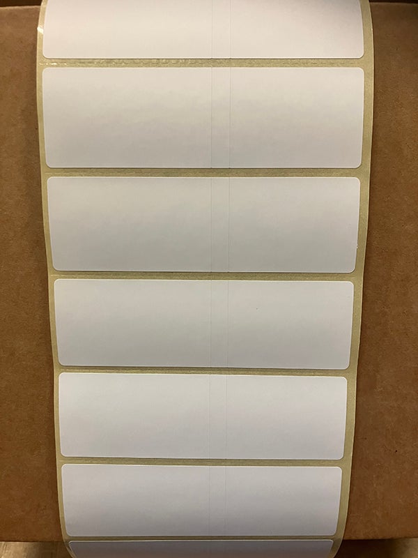 Produktbild - 57873 - Etikett Cosmic ROS/BOS thermo Synthermal PP Region Uppsala 104x32mm 950st/rulle