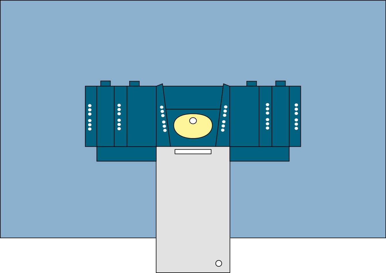 Produktbild - VF000183986 - Nefroskopilakan med incisionsfilm uppsamlingspåse och avtappningskran