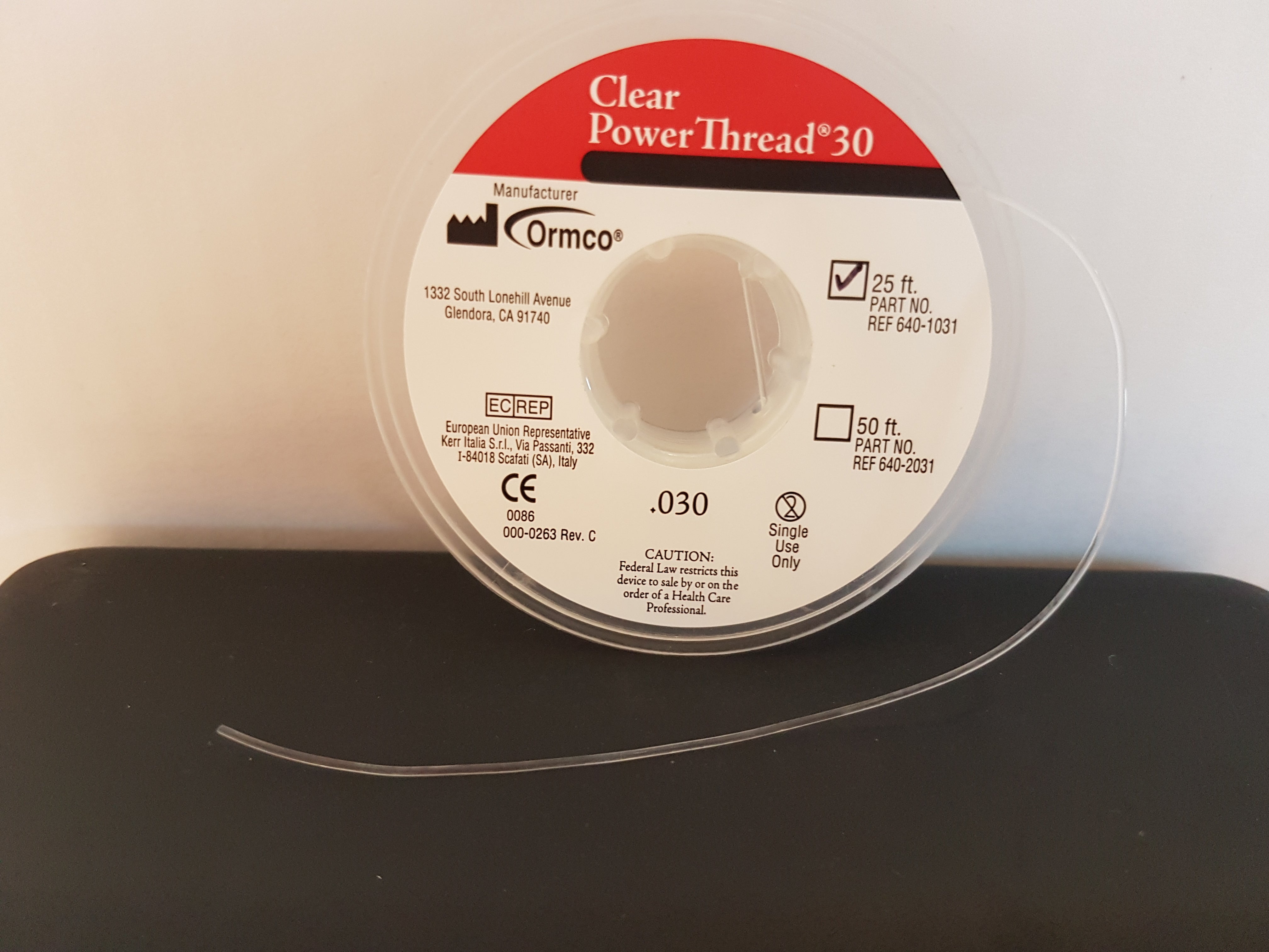 Produktbild - VF000142492 - Elastisk tråd slät transparent 30 25ft