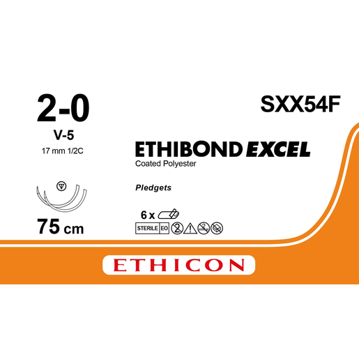 Produktbild - VF000148406 - ETHIBOND 2-0 2XV-5 10X75 3X3PL