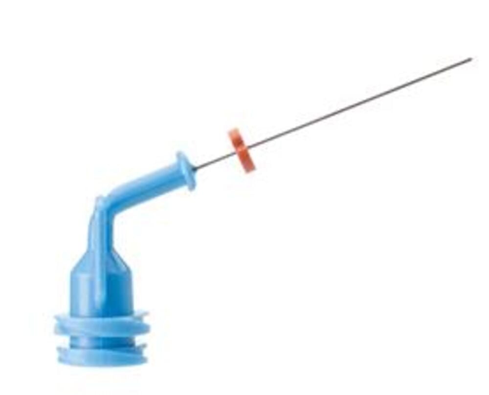 Produktbild - VF000174851 - Spolkanyl för applicering av pasta blå 29G 25mm 50-pack