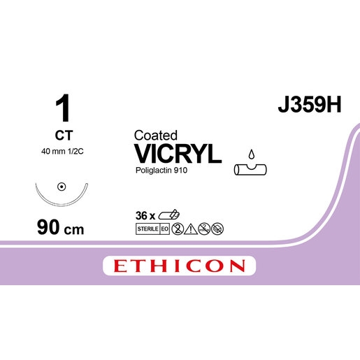 Produktbild - VF000148649 - VICRYL 1 CT 90CM VIOLET