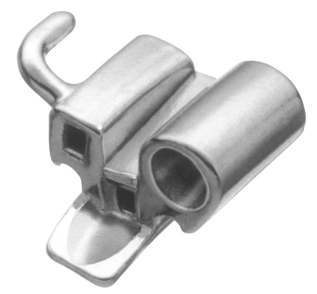 Produktbild - VF000140734 - Dubbel buckaltub och EOD-rör för höger överkäke 0.018" x 0,045" torque 0° distal offset 10°