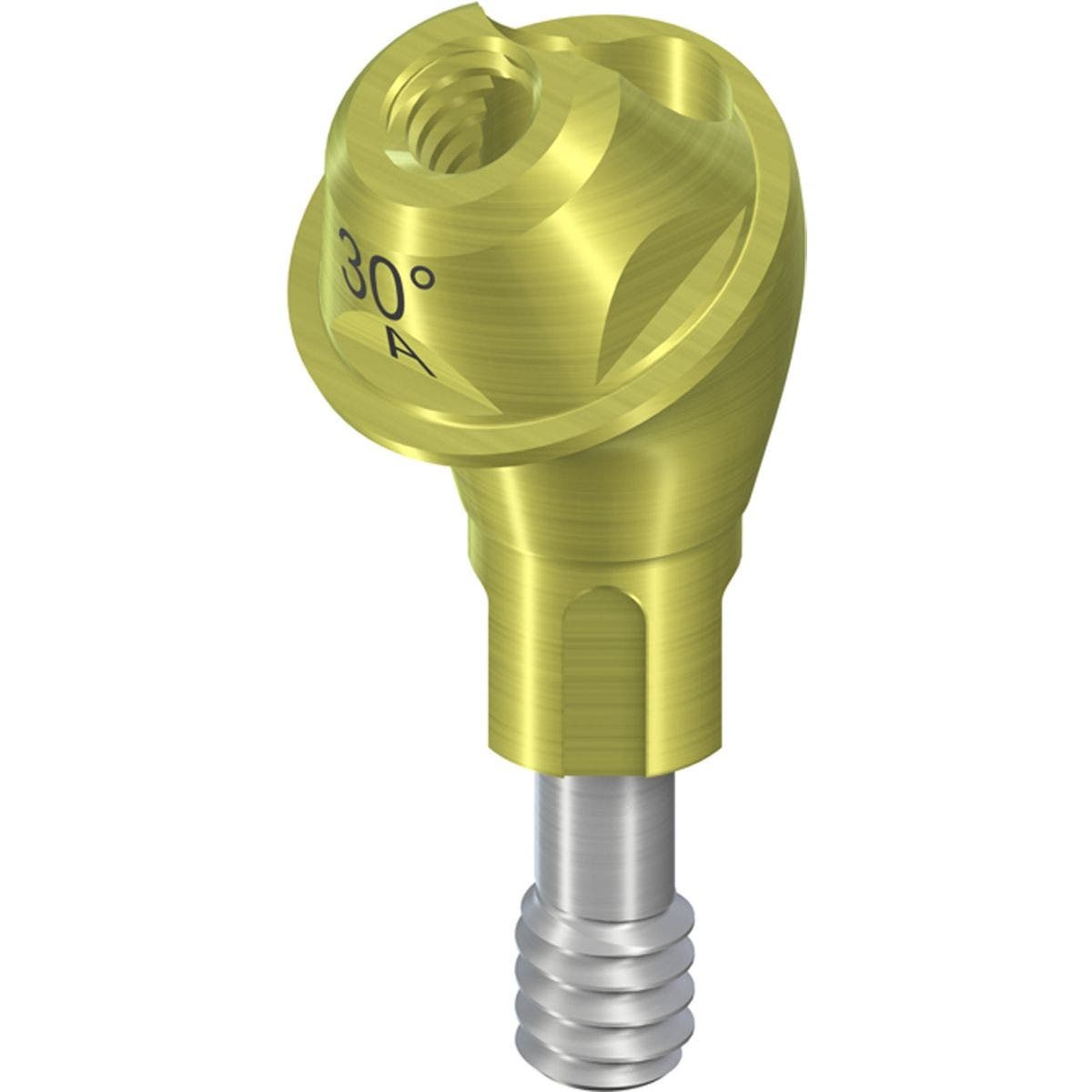 Produktbild - VF000179040 - Skruvretinerad distans NC steril 4,6mm gingivahöjd 3,5mm typ A 30°
