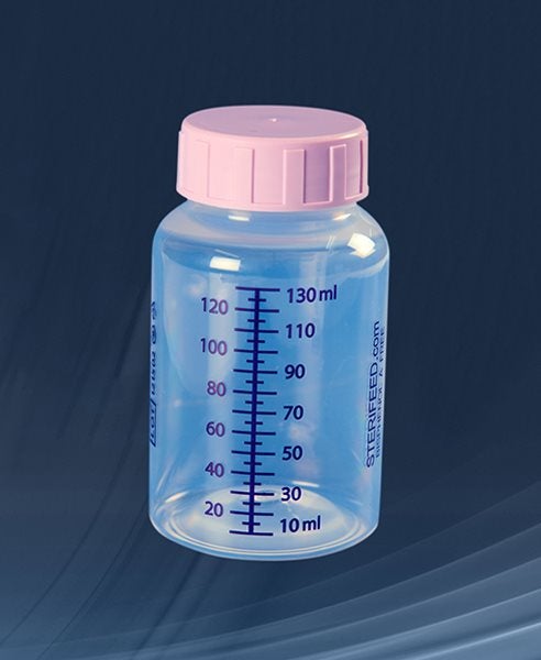 Produktbild - 56208 - DI-FLASKA PL 130ML GRAD M LOCK ENG U NAPP