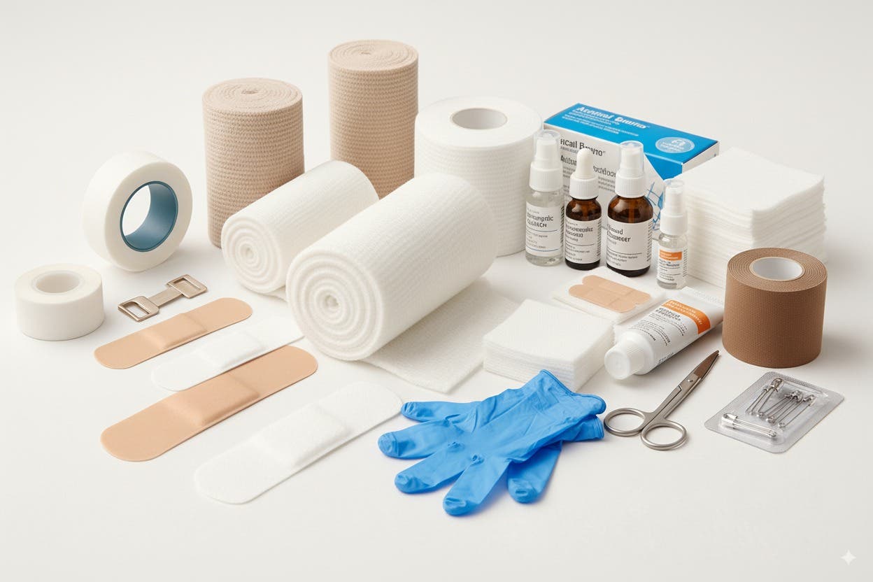 AI-genererad illustration som visar förbrukningsmaterial.