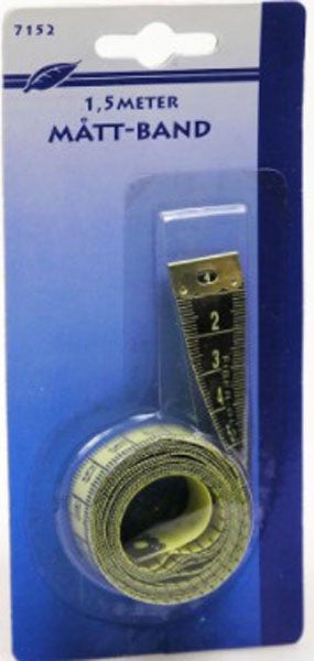 Produktbild - 60433 - Måttband vävplast 150cm