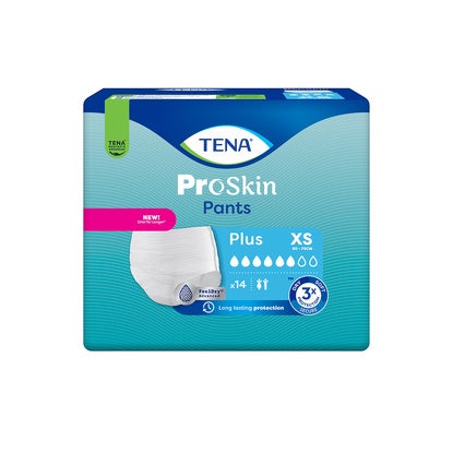 Produktbild - VF000183689 - Byxblöja vuxen med rivbar sida 463ml höft 50-70cm strl XS