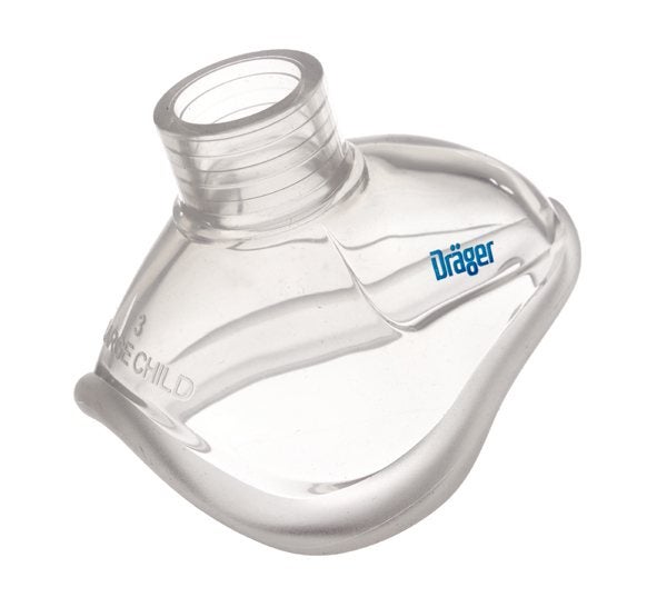 Produktbild - 58968 - Narkosmask silikon formad helgjuten autoklaverbar flergångsbruk barn 3