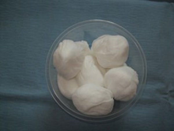 Produktbild - 60446 - Tvättset med 10 tvättorkar nonwoven 60 och graderad skål 500ml 10