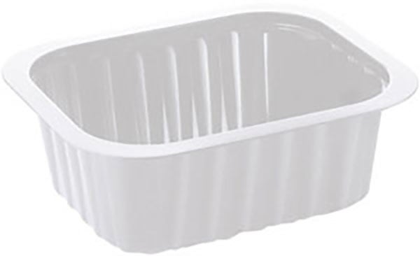 Produktbild - 64431 - Matlåda/tråg för maskinförslutning 470ml 138x114x53mm