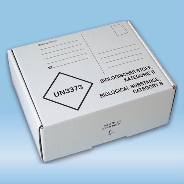 Produktbild - VF000132184 - Transportkartong för frigolitlåda till kylprov 2 rör