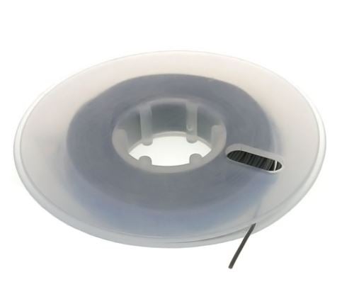 Produktbild - VF000140615 - Elastisk tråd latexfri räfflad grå 0,025"