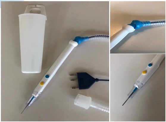 Produktbild - VF000184968 - Diatermihandtag enpatientbruk med integrerat rökutsug och sladd 3m 20-pack