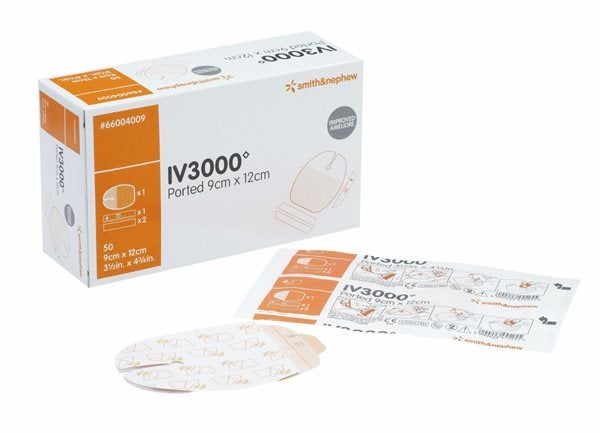 Produktbild - 58211 - Infartsfixering plastfilm oval med slits och fästremsor till CVK/EDA 9x12cm