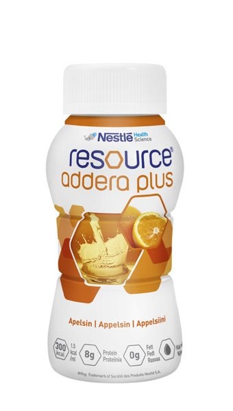 Produktbild - 57741 - Resource Add Plus kosttillägg energirik och fettfri apelsin 150kcal/100ml 200ml