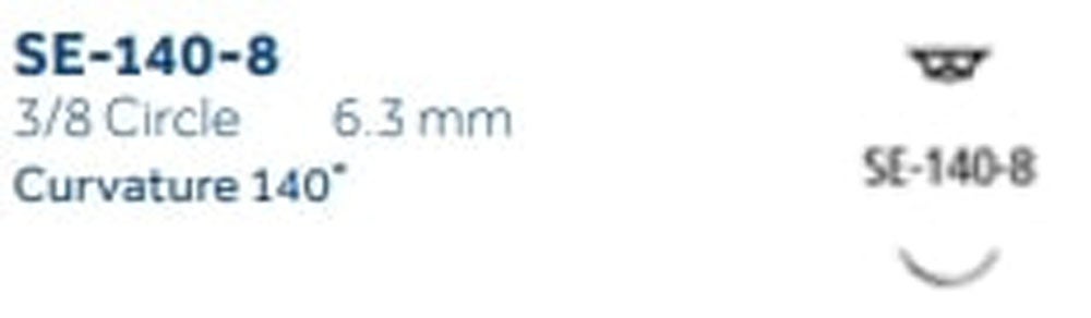 Produktbild - VF000150984 - POLYSORB™ 7-0 VIOLET 30CM SE-140-8 X12