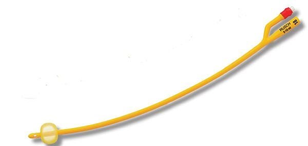 Produktbild - VF000178097 - Foleykateter  Nelaton 2-vägs hydrogelbelagd latex CH12 10ml 20cm 10-pack