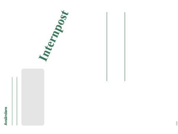 Produktbild - 65278 - Kuvert med fönster internt fukthäftande vitt C4 100g