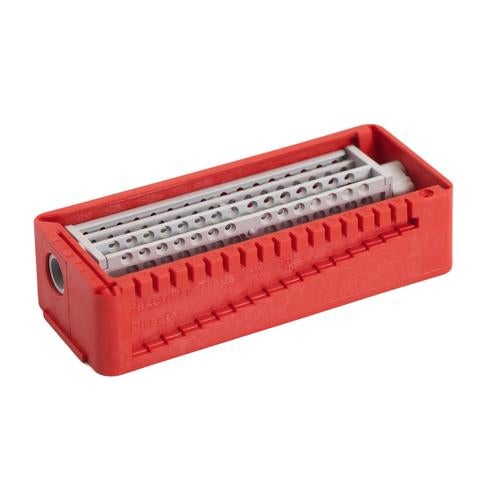 Produktbild - VF000174974 - Borr- och filställ Practipal röd för 16 borr eller 32 filar