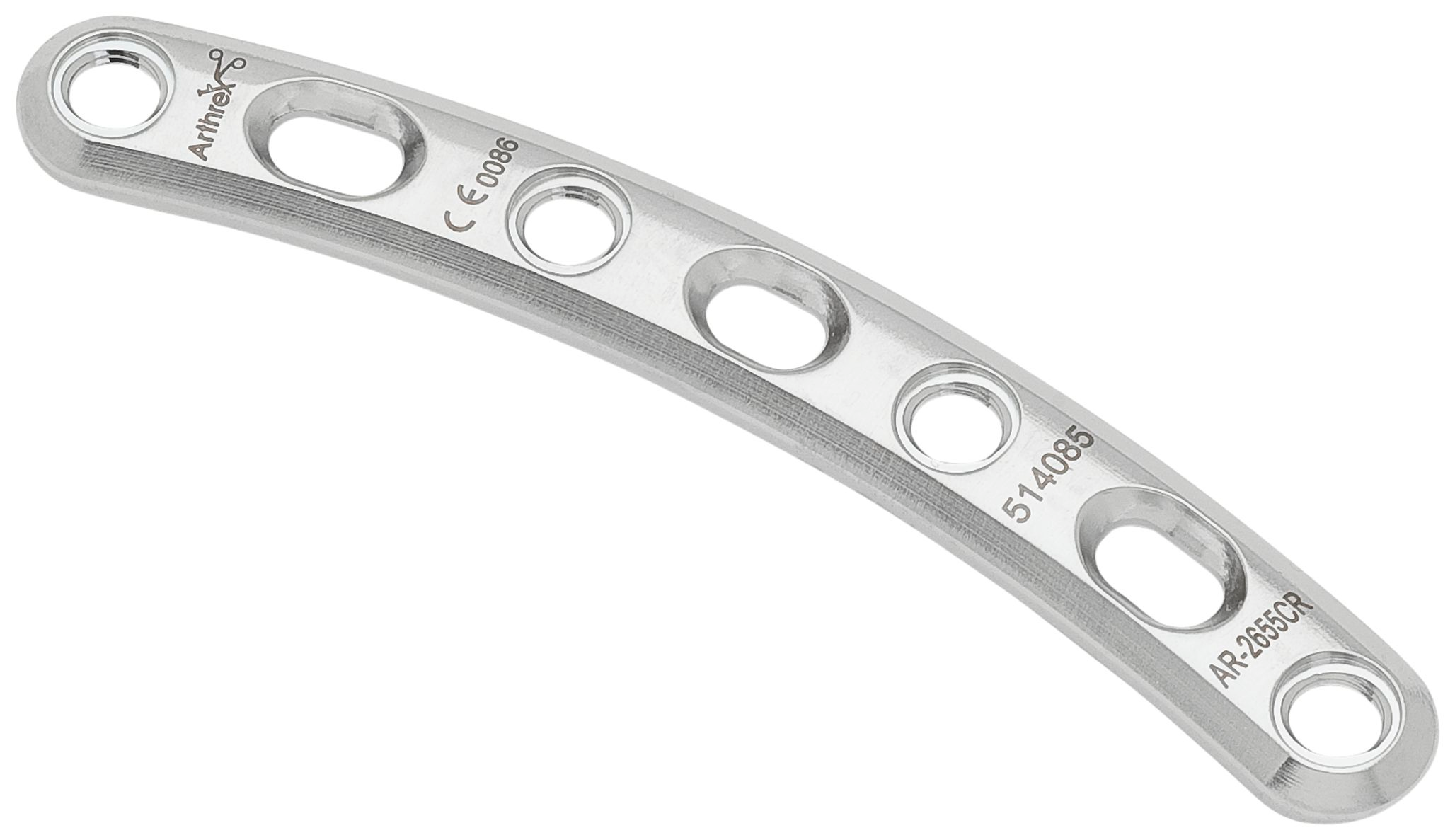 Produktbild - VF000190125 - Clavikel - Medial/diafysär fraktur Medial/diafysär platta, Längd 70-125mm