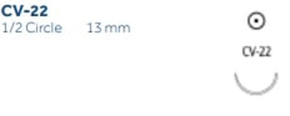 Produktbild - VF000150297 - BIOSYN™ 5-0 VIOLET 75CM CV-22 X36