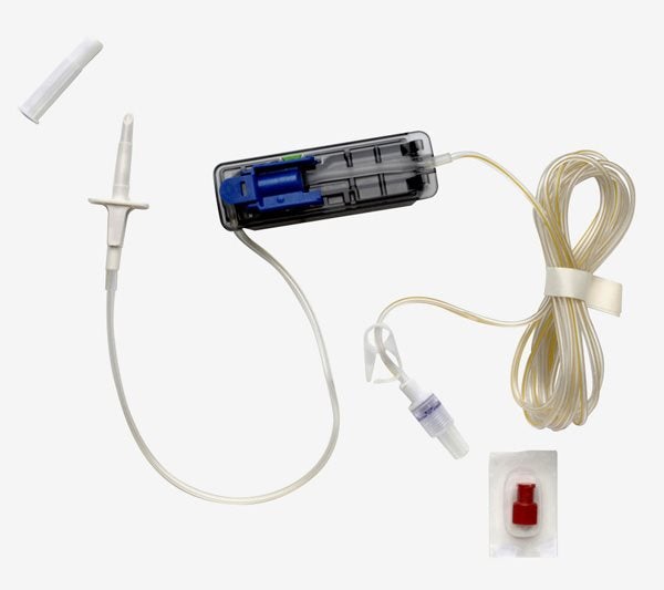 Produktbild - 58446 - Infusionsaggregat till bärbar infusionspump gulrandig 312cm