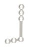 Produktbild - VF7009525 - Platta L-formad mellanansikte steril 3x3 hål midja 12mm tjocklek 0,8mm