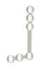 Produktbild - VF7009525 - Platta L-formad mellanansikte steril 3x3 hål midja 12mm tjocklek 0,8mm
