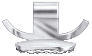 Produktbild - VF000141246 - Bracket rostfritt stål för höger överkäke första bicuspid gingival offset 0.018" torque -6° angulerad 0° 10-pack