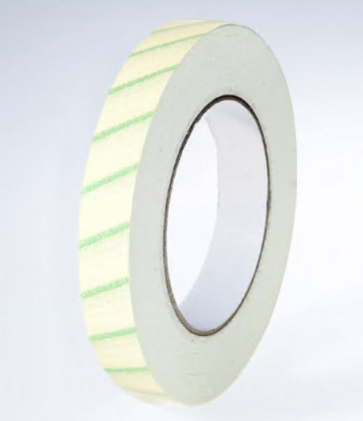 Produktbild - 61005 - Autoklavtejp med indikering extra fästande till ångautoklav grön 24mmx50m