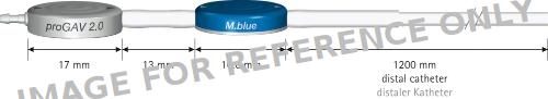 Produktbild - VF7004983 - M.Blue Plus Valve W/Peritoneal Catheter