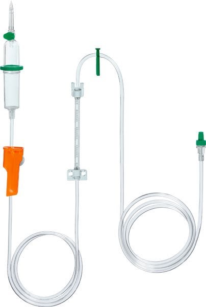 Produktbild - 48641 - Säkerhetsaggregat för infusion till volympump med Air-Stop och Prime-Stop 250cm