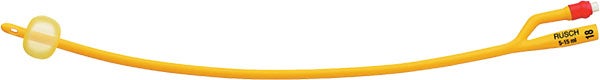 Produktbild - 63555 - Foleykateter Nelaton 2-vägs hydrogelbelagd latex CH18 10ml 40cm
