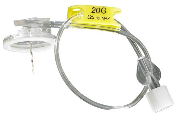 Produktbild - 47819 - Portnål med stickskydd vingar och slang 20G 15mm